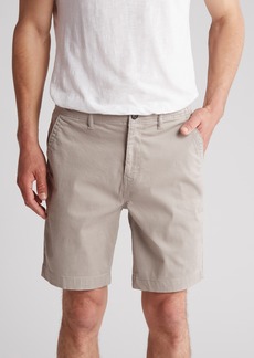 Lucky Brand Stretch Cotton Sateen Chino Shorts in Slate at Nordstrom Rack