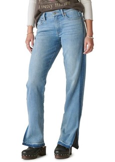 Lucky Brand Sweet Distressed Vented Cuff Straight Leg Jeans
