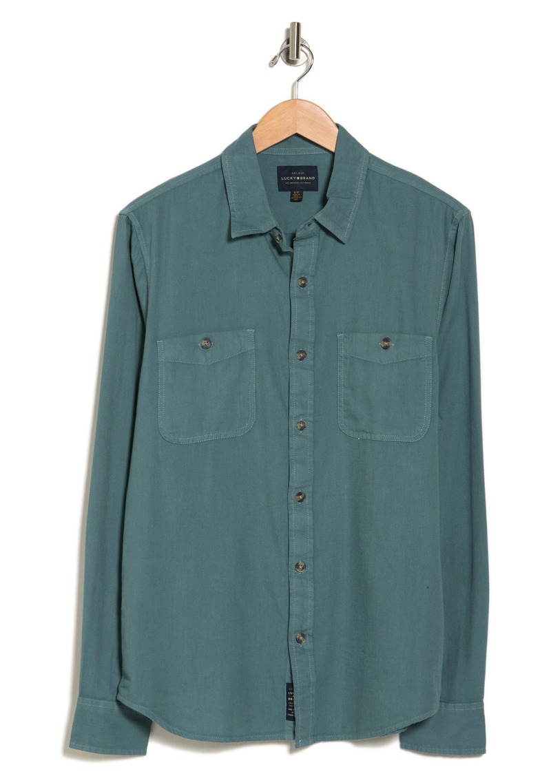 Lucky Brand Thomson Button-Up Shirt in North Atlantic at Nordstrom Rack