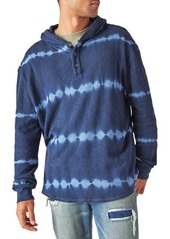 Lucky Brand Tie Dye Thermal Cotton Hoodie