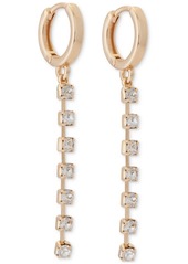 Lucky Brand Tri-Tone 3-Pc. Set Crystal & Star Charm Hoop & Threader Earrings - Ttone