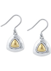 Lucky Brand Two-Tone Triangular Drop Earrings - Multi