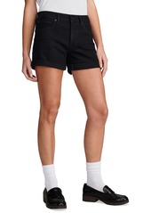 Lucky Brand Women's Ava Denim Roll-Cuff Shorts - Clean Black