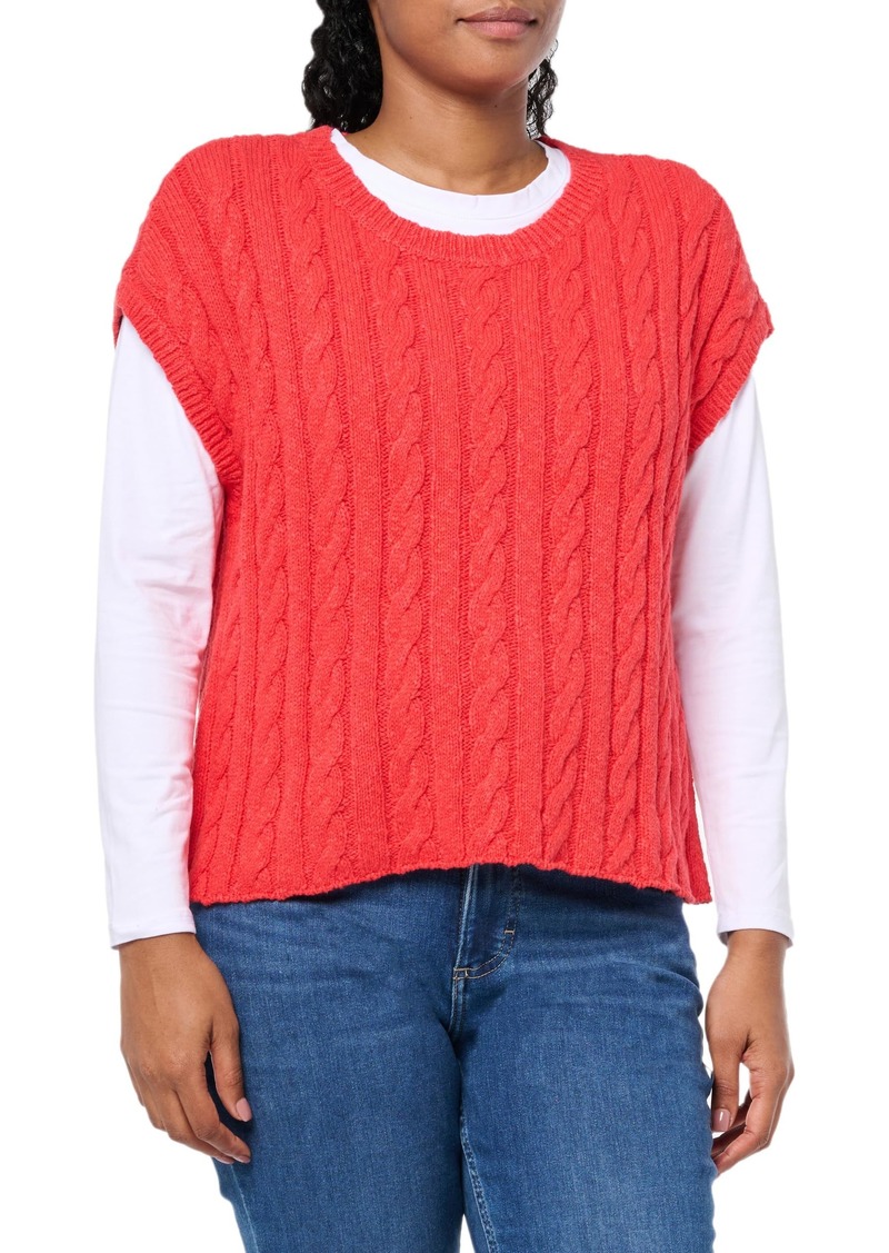 Lucky Brand Women's Baby Cable Crew Sweater