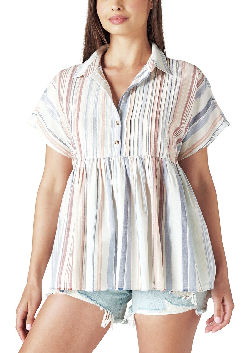 Lucky Brand Women's Babydoll Tunic Shirt