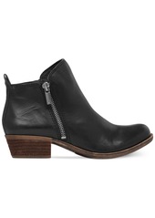 Lucky Brand Women's Basel Ankle Booties - Smoke Grey Leather