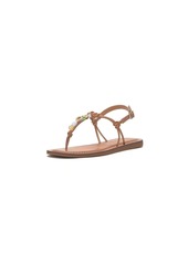 Lucky Brand Women's Beiwen Beaded T-Strap Sandal Flat