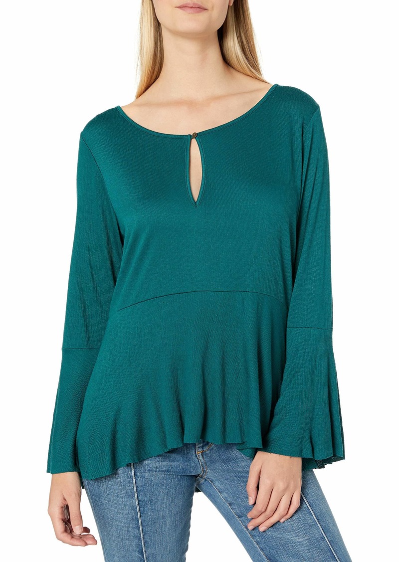 Lucky Brand Women's Bell Sleeve Top  XS