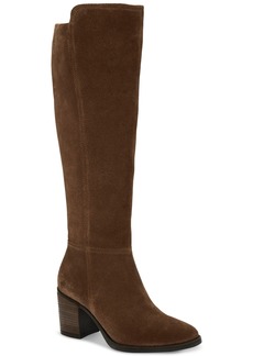 Lucky Brand Women's Bonnay Knee-High Block-Heel Boots - Cedar