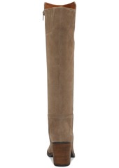 Lucky Brand Women's Bonnay Knee-High Wide Calf Dress Boots - Mink Suede