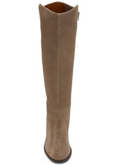 Lucky Brand Women's Bonnay Knee-High Wide Calf Dress Boots - Mink Suede