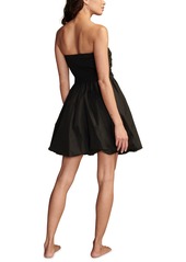 Lucky Brand Women's Bubble-Hem Strapless Dress - Jet Black