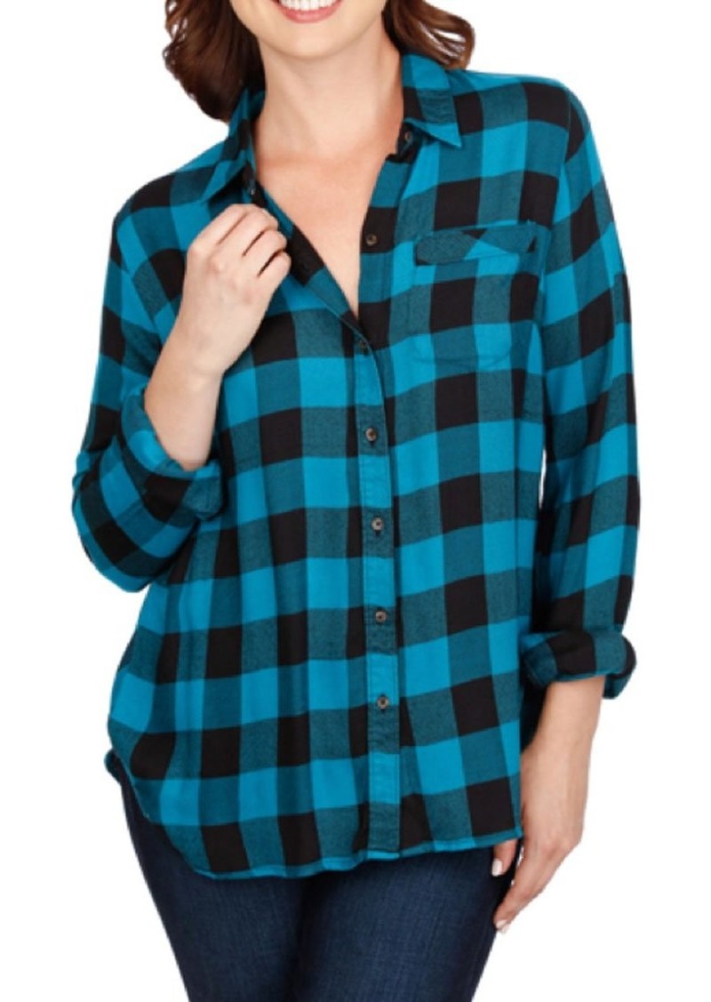 lucky brand bungalow plaid shirt