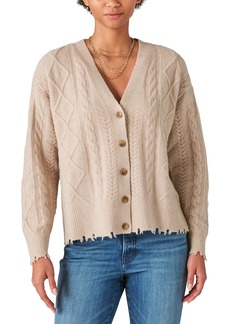 Lucky Brand Women's Cable Cardigan