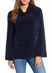 Lucky Brand Women's Chenille Cowl Neck Sweater  M