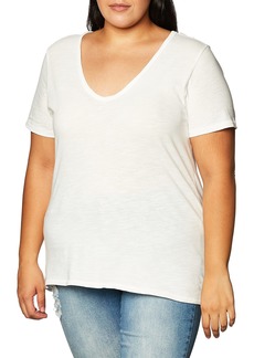 Lucky Brand Women's Short Sleeve Classic V-Neck Cotton Tee  XS