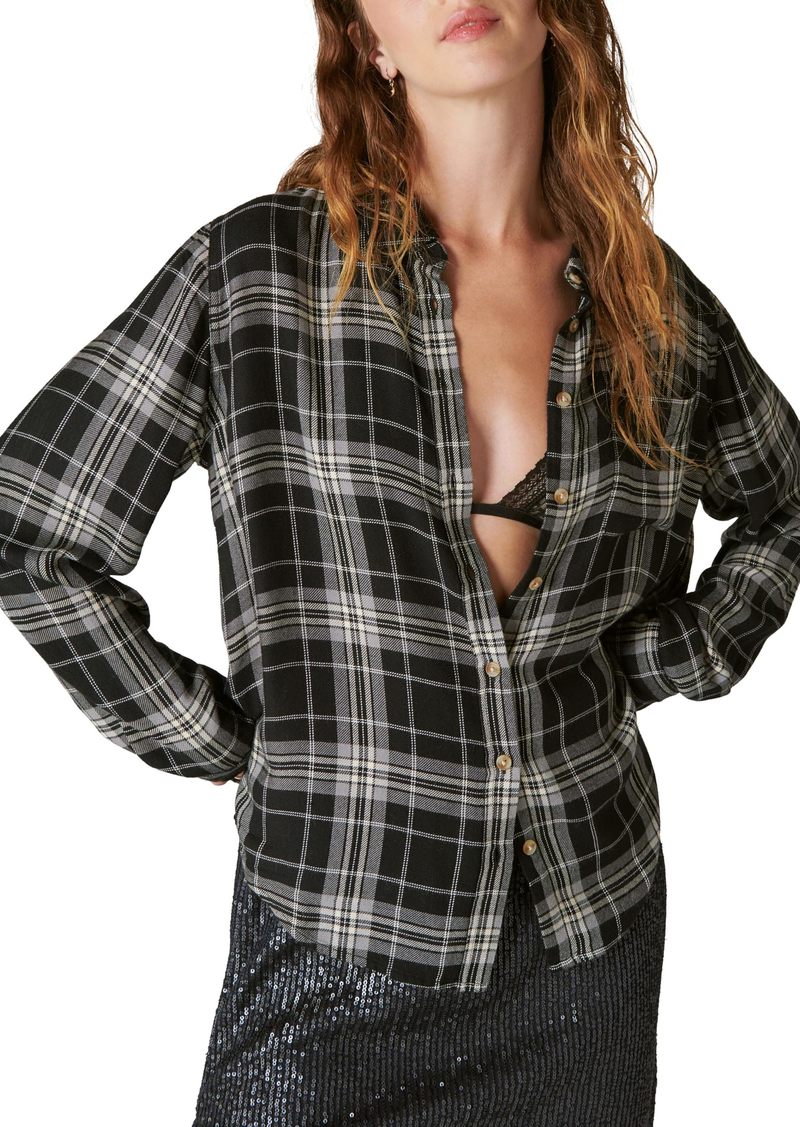 Lucky Brand Women's Cloud Boyfriend Shirt