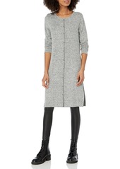 Lucky Brand Women's Cloud Jersey Ribbed Long Cardigan