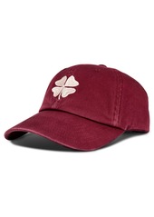 Lucky Brand Women's Clover Baseball Hat - Charcoal