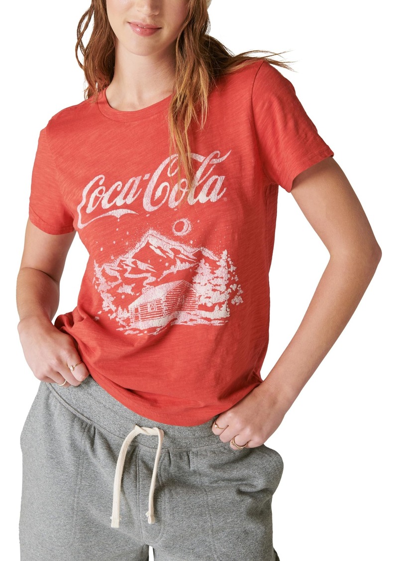 Lucky Brand Women's Coca Cola Cabin Tee