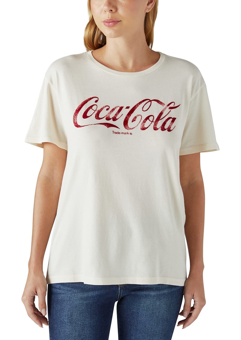 Lucky Brand Women's Coca Cola Classic Boyfriend Tee