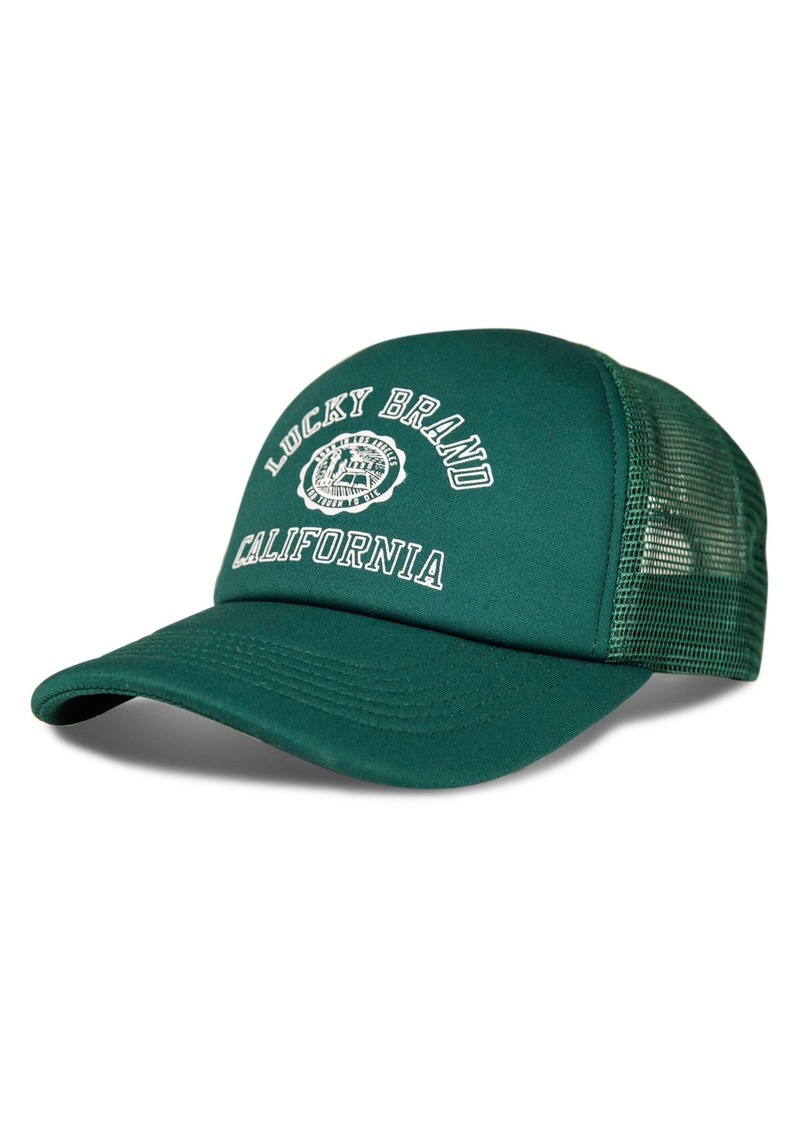 Lucky Brand Women's Collegiate Trucker Hat - Green