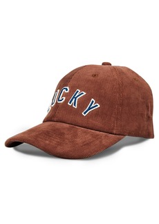 Lucky Brand Women's Cord Baseball Hat - Cognac