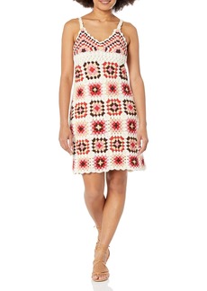 Lucky Brand Women's Crochet Mini Dress