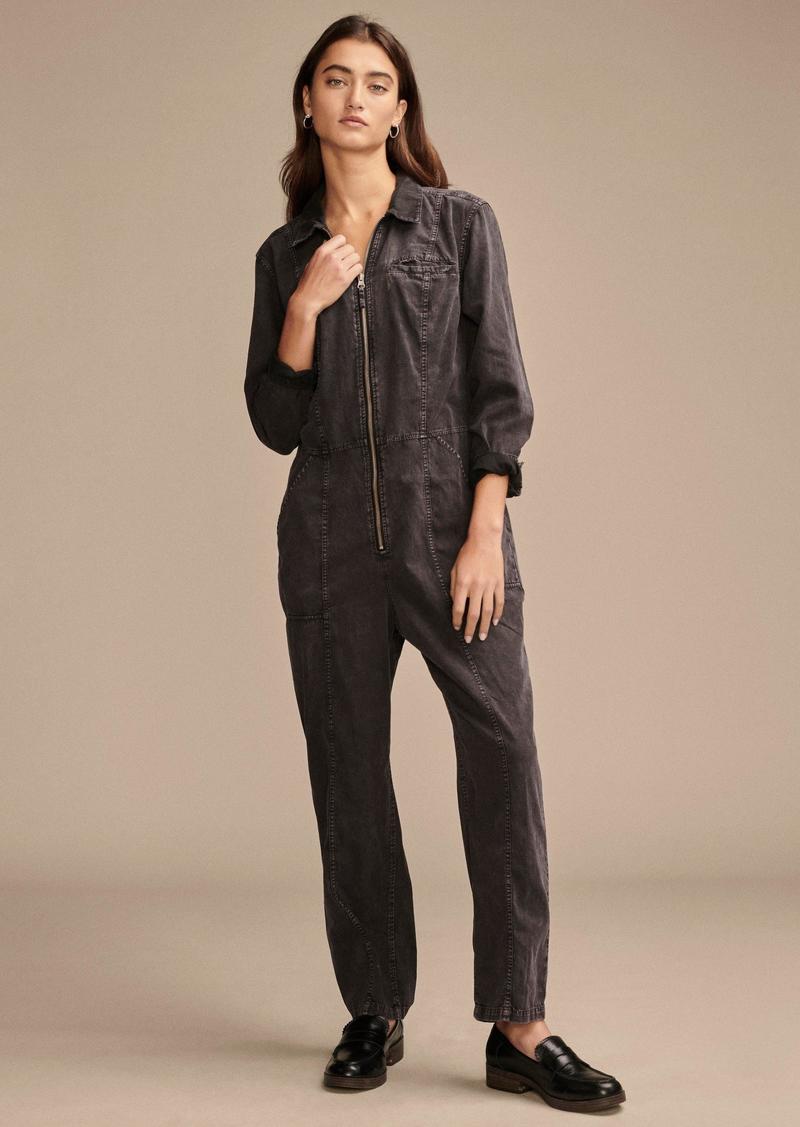 Lucky Brand Women's Denim Long Sleeve Jumpsuit