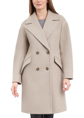 Lucky Brand Women's Double-Breasted Drop-Shoulder Coat - Moss