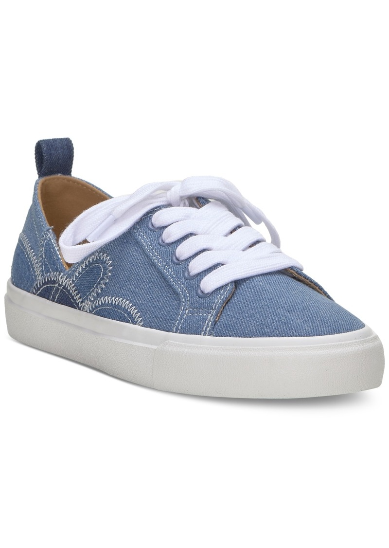 Lucky Brand Women's Dyllis Cutout Lace-Up Sneakers - Light Denim