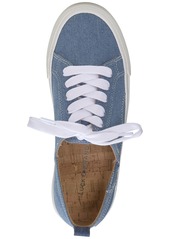 Lucky Brand Women's Dyllis Cutout Lace-Up Sneakers - Light Denim