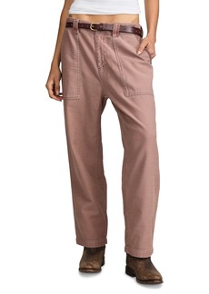 Lucky Brand Women's Easy Utility-Pocket Mid-Rise Pants - Brownie