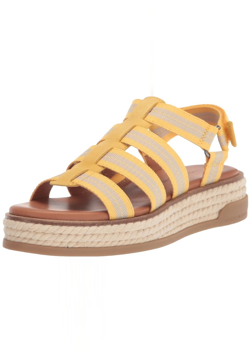 Lucky Brand womens Emliey Gladiator Sandal Platform   US