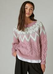 Lucky Brand Women's Fair Isle Sweater