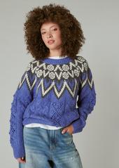 Lucky Brand Women's Fair Isle Sweater