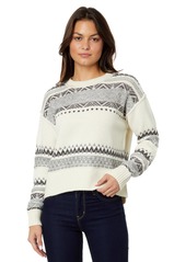 Lucky Brand Women's Fairisle Crew Sweater