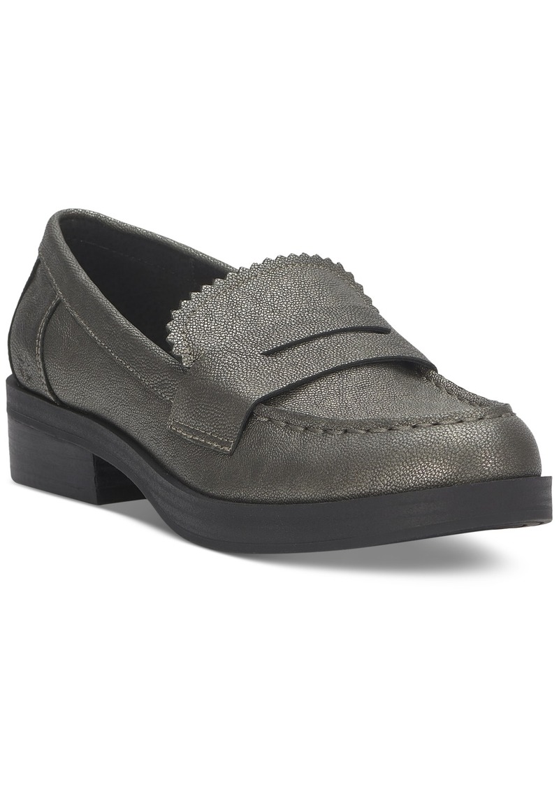 Lucky Brand Women's Floriss Tailored Penny Loafers - Pewter Leather