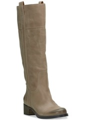 Lucky Brand Women's Hybiscus Knee-High Wide Calf Riding Boots - Desert Palm Suede