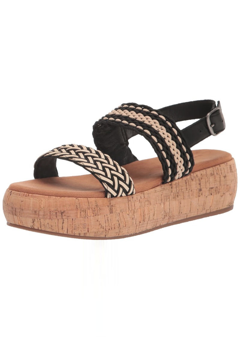 Lucky Brand Women's Jadiel Braided Platform Sandal Wedge