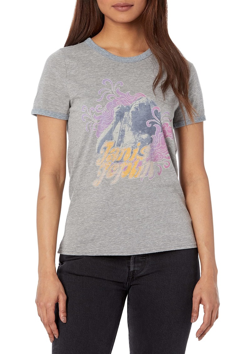 Lucky Brand Women's Janis Joplin Classic Ringer Tee