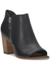 Lucky Brand Women's Joseleen Peep-Toe Booties - Black