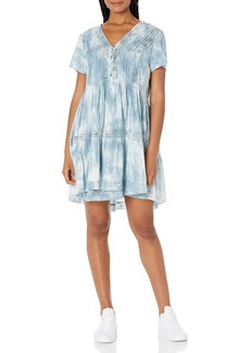 Lucky Brand Women's Lace Tiered Dress
