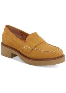 Lucky Brand Women's Larissah Moccasin Flat Loafers - Cuoio Suede