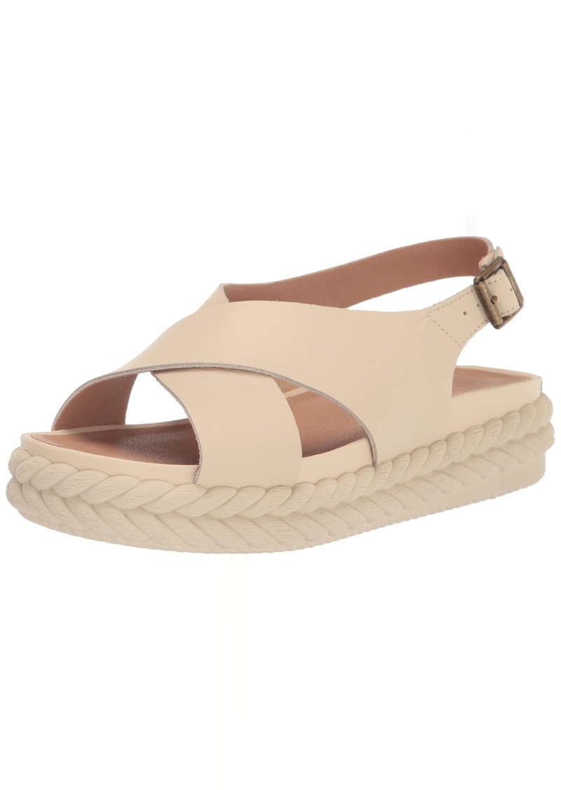 Lucky Brand Women's Laythan Backstrap Platform Sandal Wedge