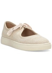 Lucky Brand Women's Lisia Cutout Tie Fabric Sneakers - Natural