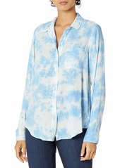 Lucky Brand womens Long Sleeve Up Tie Dye Classic Button Down Shirt   US