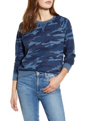 Lucky Brand womens Long Sleeve Crew Neck Camo Pullover Sweatshirt   US