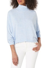 Lucky Brand Women's Long Sleeve Mock Neck Cloud Jersey Pullover  XL