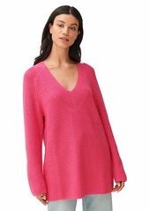 Lucky Brand Women's Long Sleeve V-Neck Pullover Sweater  XL